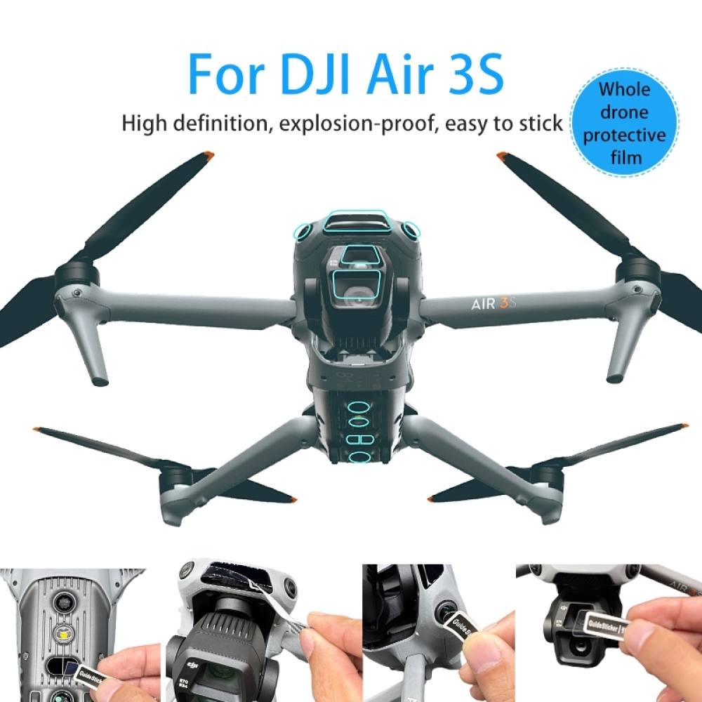 Drone Camera Filter - ​ เลนส์เซนเซอร์ฟิล์มป้องกันสําหรับ DJI AIR 3S NANO