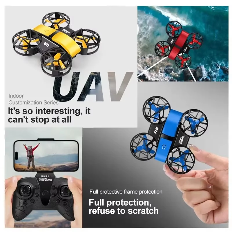 Drone Camera 4K - โดรน D12 Mini 4k ระดับมืออาชีพ กล้องมุมกว้าง