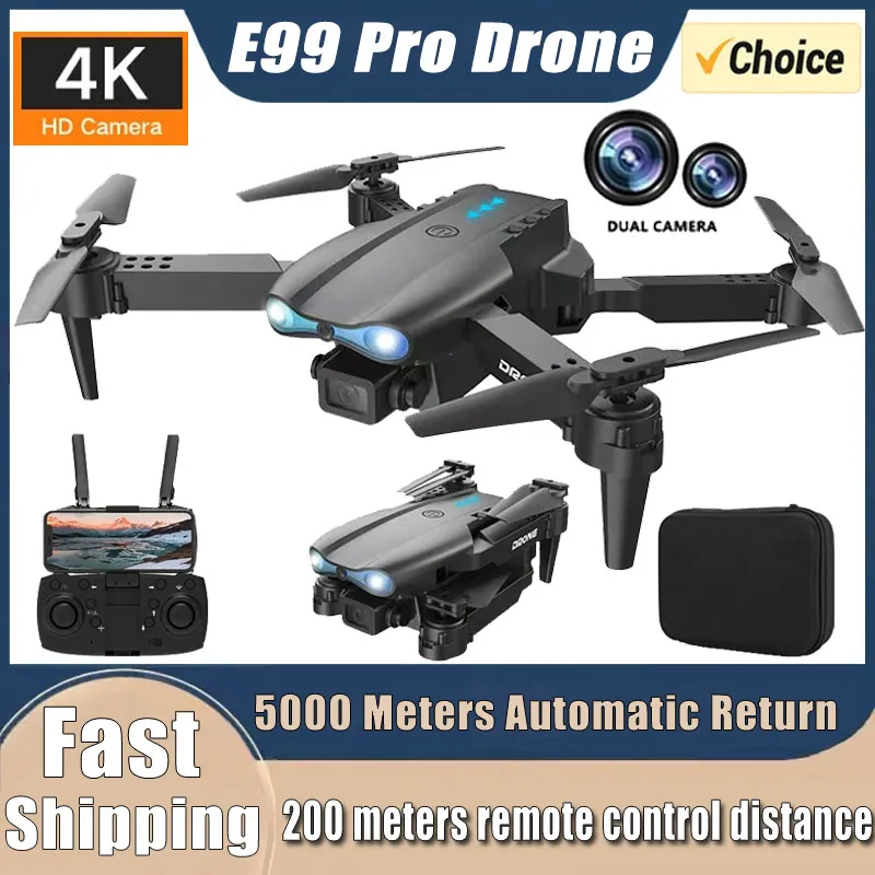 โดรนรุ่นใหม่ E99Pro RC 4K ระดั - Drone Camera Wide Angle บทวิจารณ์และราคา