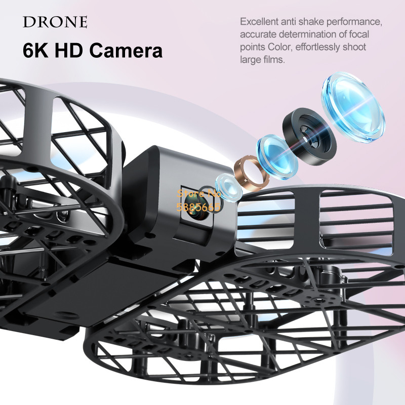 กล้อง 8K HD 360 °   การป้องกัน - Drone Camera 4K บทวิจารณ์และราคา
