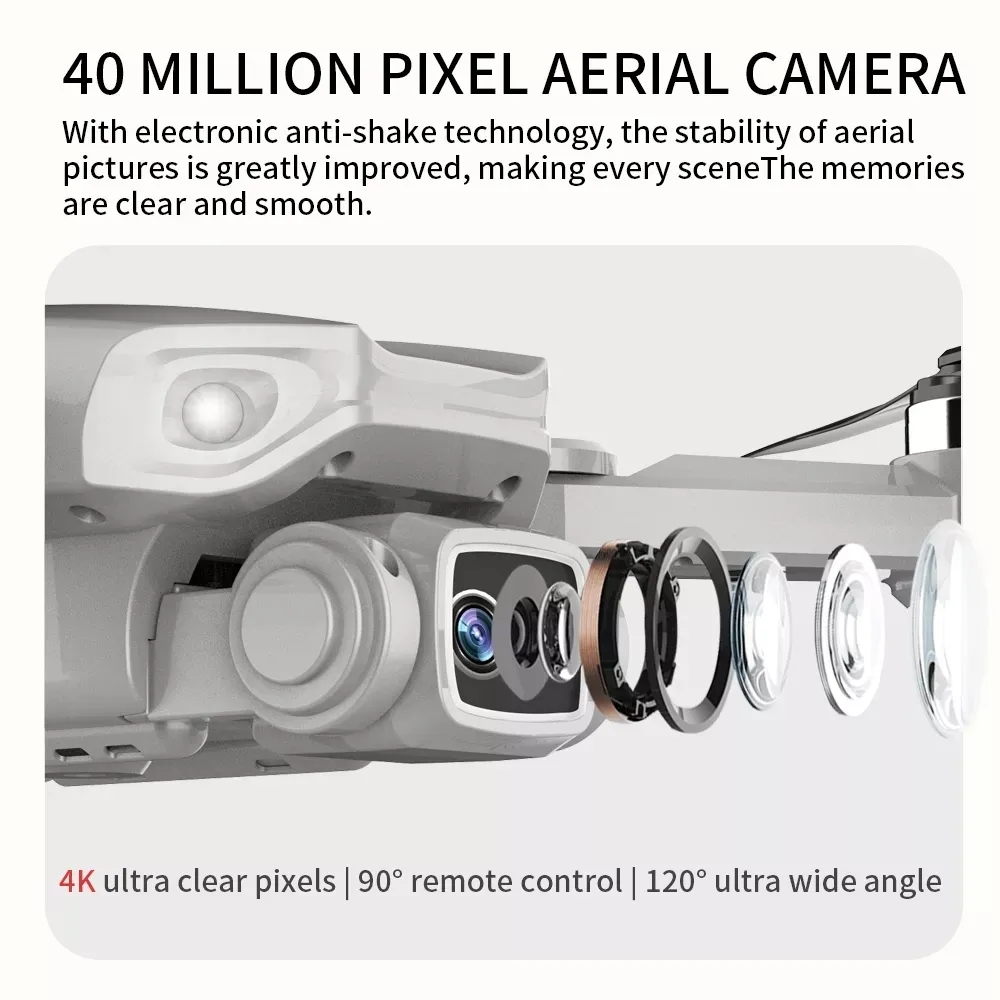 โดรน4K L900โปร GPS โดรน4K กล้อ - Drone Camera Wide Angle บทวิจารณ์และราคา