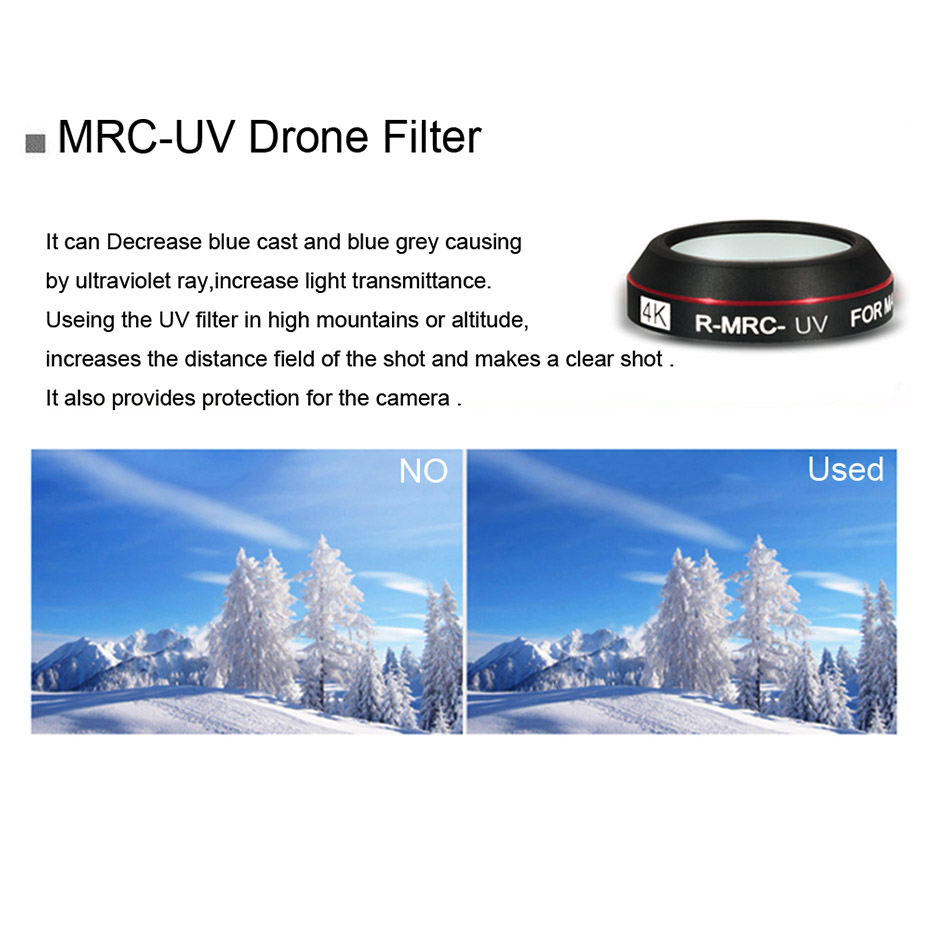 Drone สำหรับ DJI Mavic Pro CPL - Drone Camera Filter บทวิจารณ์และราคา