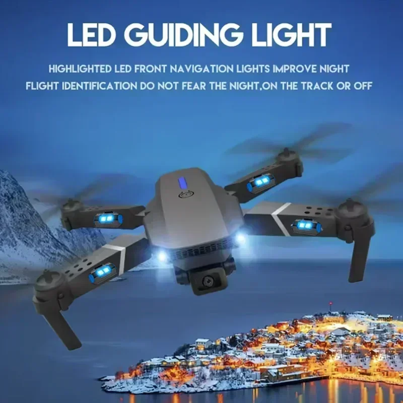 E88 Pro WIFI FPV Droneมุมกว้าง - Drone Camera 4K บทวิจารณ์และราคา