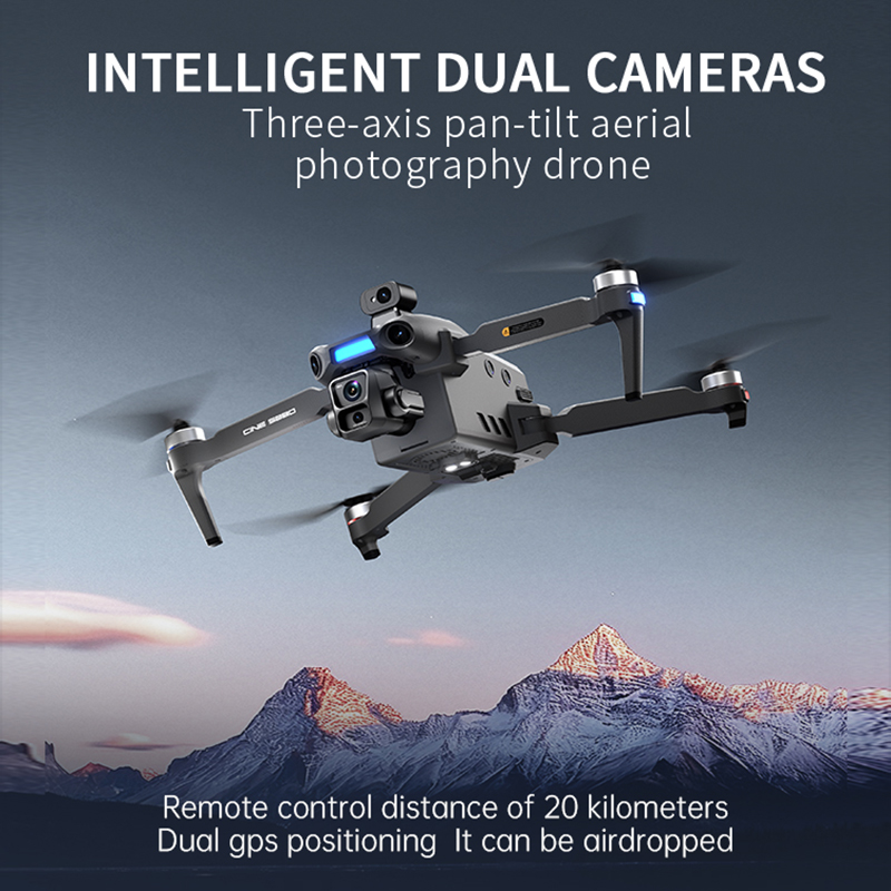โดรนกล้องคู่ 8K รุ่นใหม่ ปี 20 - Drone Camera 4K บทวิจารณ์และราคา