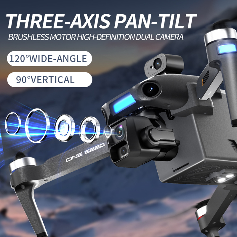 โดรนกล้องคู่ 8K รุ่นใหม่ ปี 20 - Drone Camera 4K บทวิจารณ์และราคา