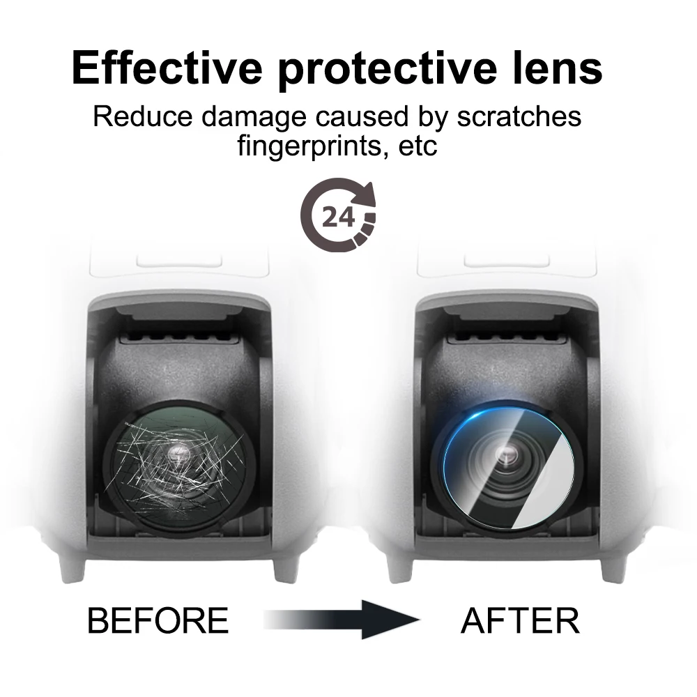 10/1 ชิ้น ฟิล์มกันรอยกระจกนิรภ - Drone Camera Filter บทวิจารณ์และราคา
