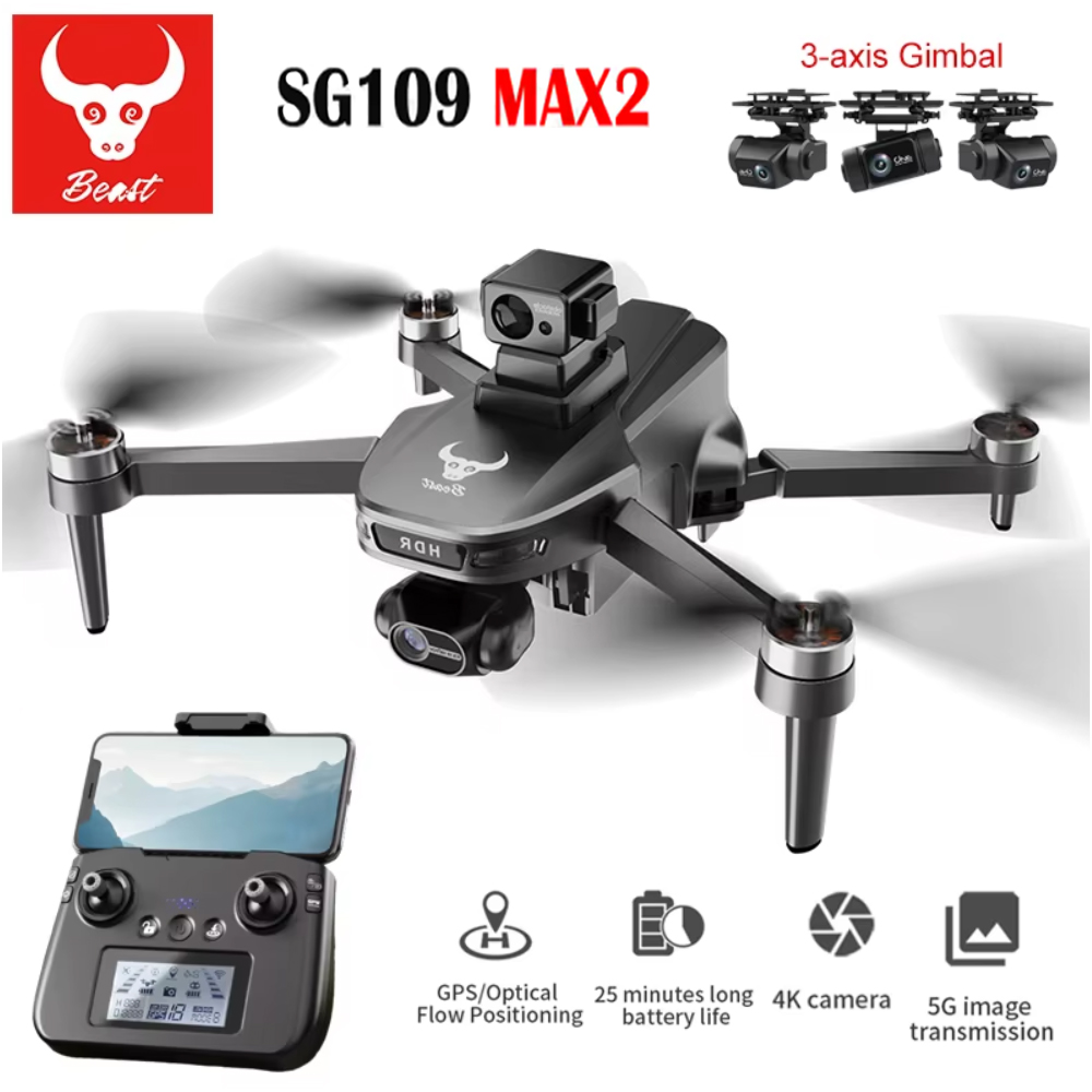 SG109 MAX2 Professional FPV 8K - Drone Camera With Gimbal บทวิจารณ์และราคา