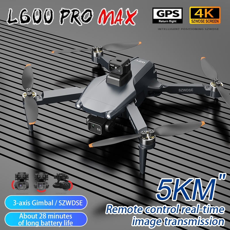 โดรน L600 Pro MAX /L600 PRO กล - Drone Camera With Gimbal บทวิจารณ์และราคา