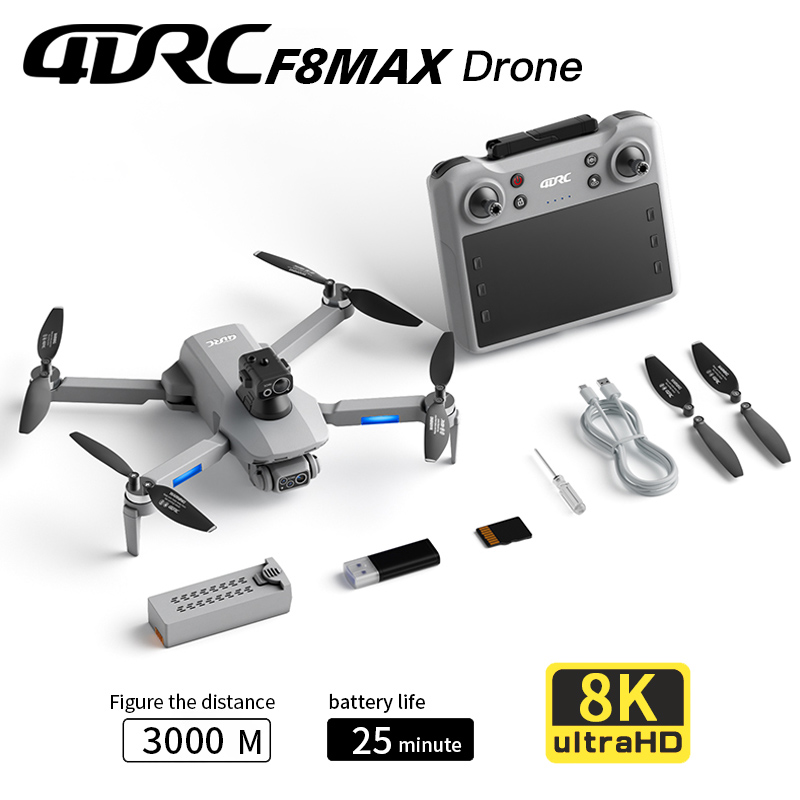 โดรน F8 MAX GPS ระดับมืออาชีพ  - Drone Camera Mount บทวิจารณ์และราคา