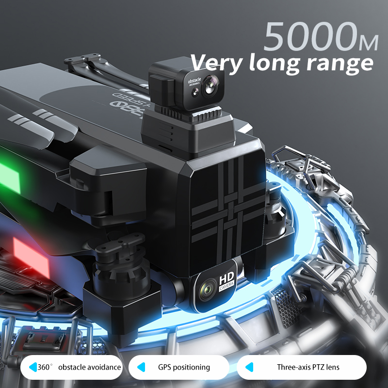 โดรน A380 4K HD สามแกนกันสั่นแ - Drone Camera 4K บทวิจารณ์และราคา