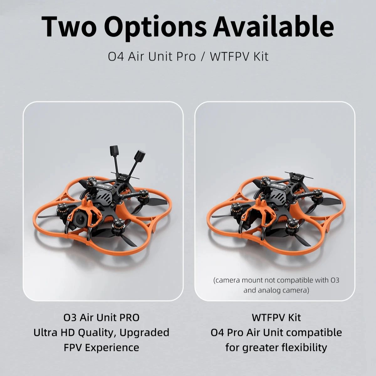 โดรน GEPRC Cinelog30 V3 FPV Qu - Drone Camera Mount บทวิจารณ์และราคา